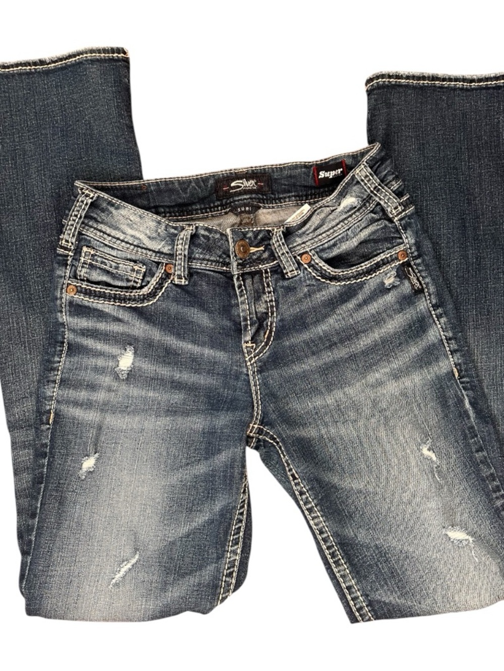 Silver Jeans Co. Suki Mid-Rise Slim Bootcut Jeans